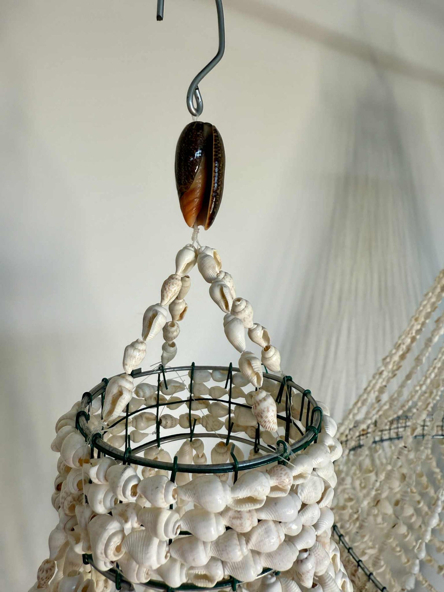 Hand Strung Shell Pendant