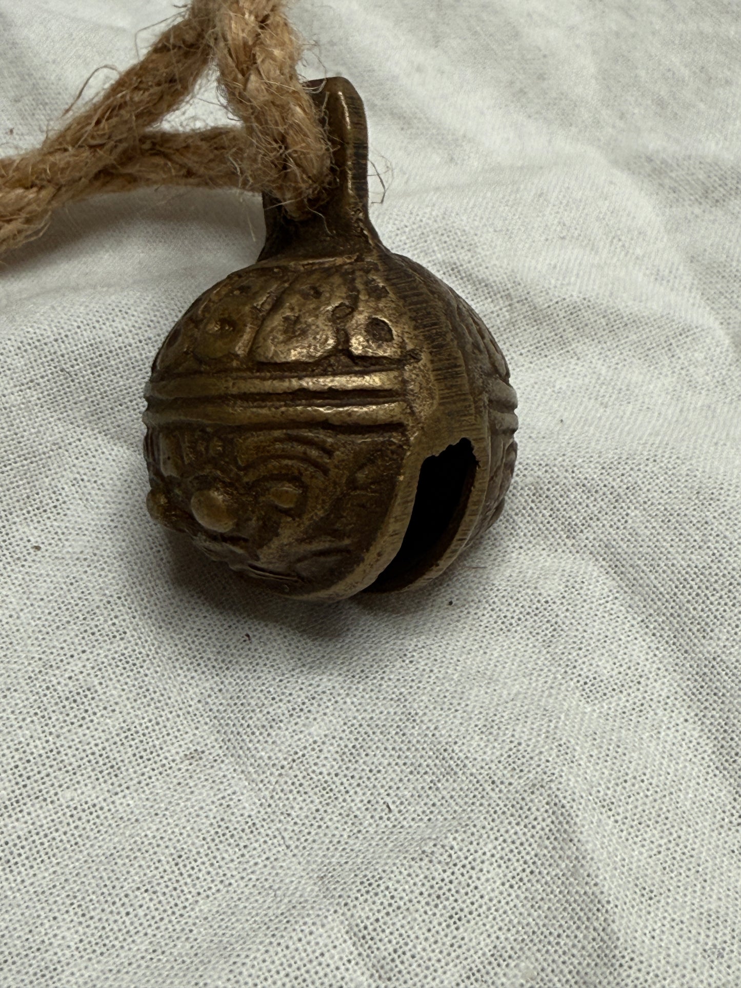 Brass bell decor