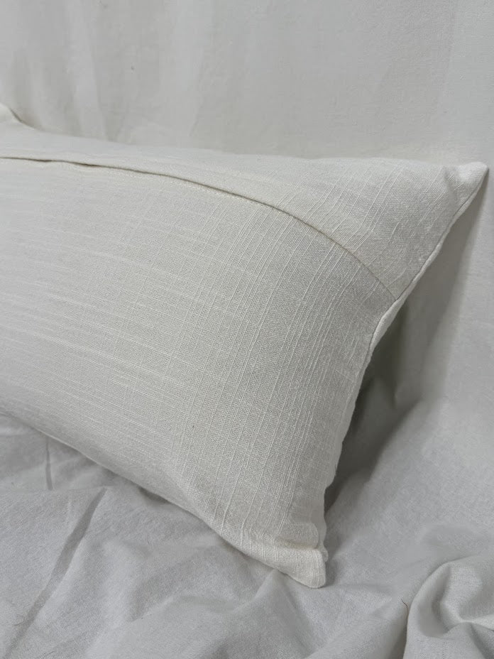 Natural linen cushion cover