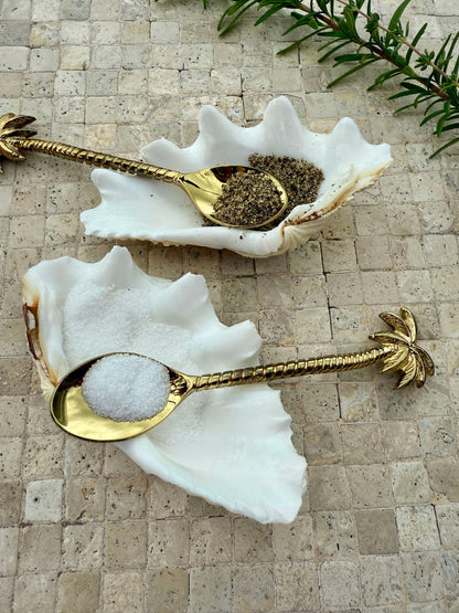 Palm Haven Brass Teaspoons