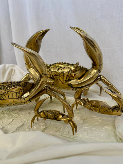 Brass Crab Ornament