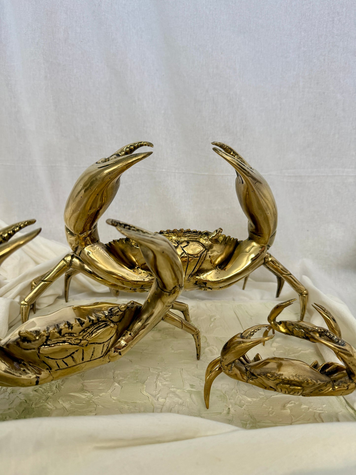 Brass Crab Ornament
