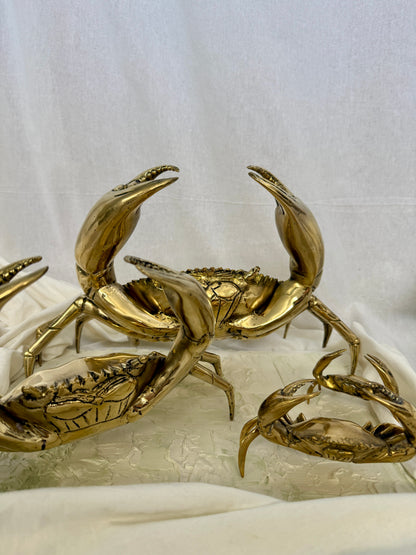 Brass Crab Ornament