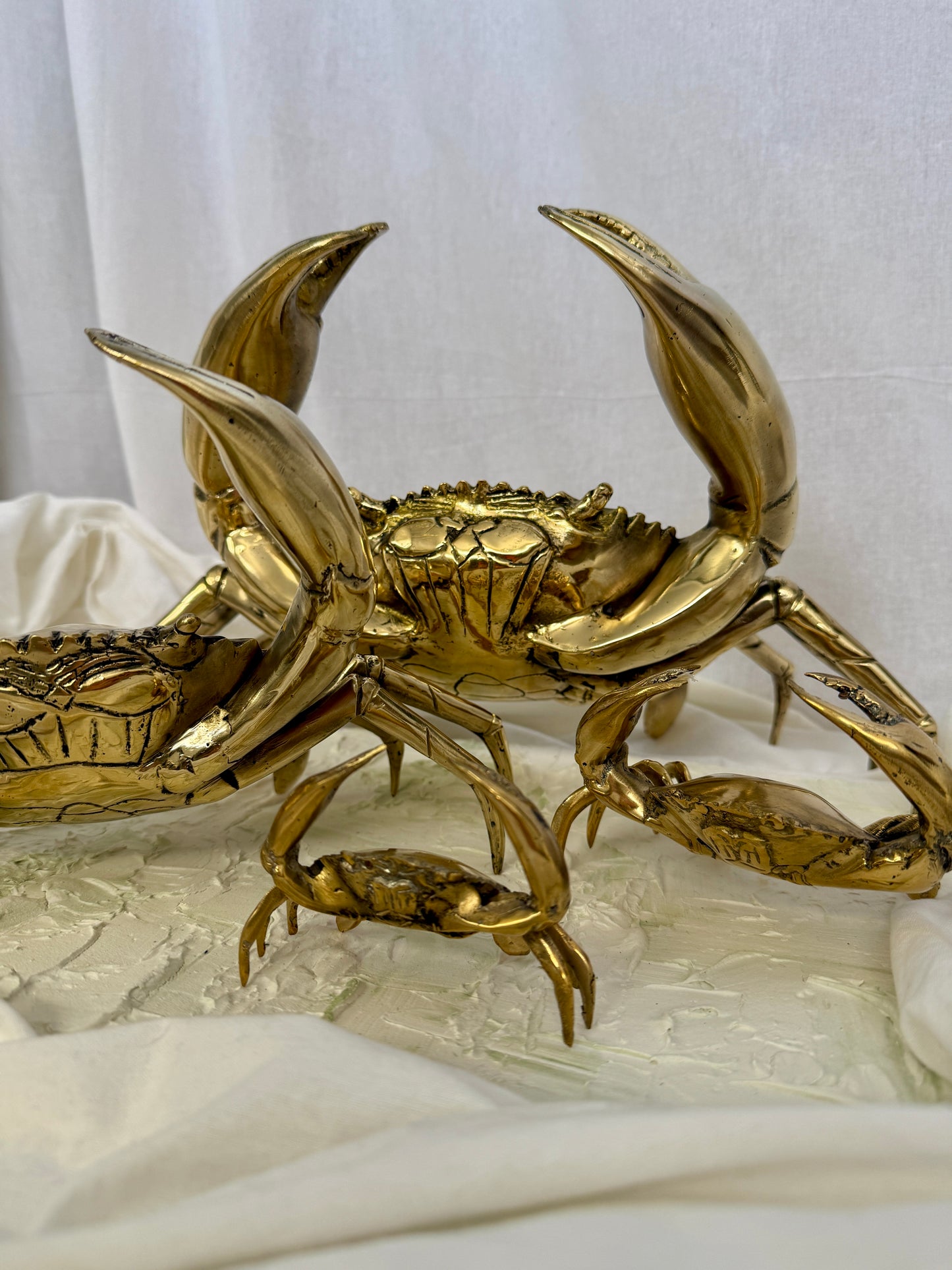 Brass Crab Ornament