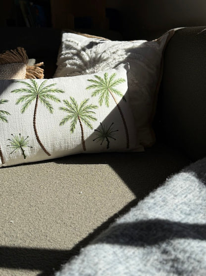 Green Palms Cushion