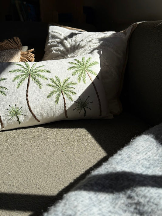 Green Palms Cushion