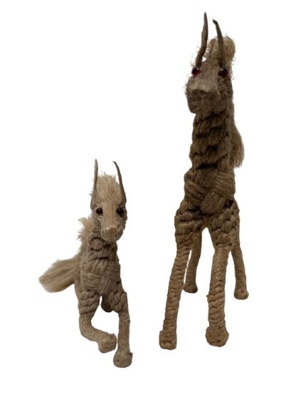 Hemp horse figures