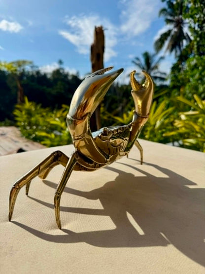 Brass Crab Ornament