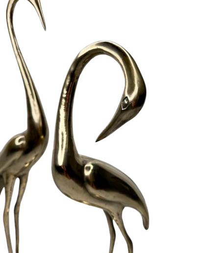 Antique Brass Herons