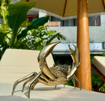 Brass Crab Ornament