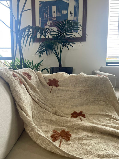 Tropical throw rugs